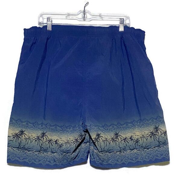 C and B Sports Swim Trunk Men's Size XL by Croft and Barrow Blue - Picture 1 of 7